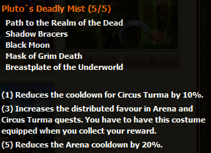 Pluto's Deadly Breath stats Pluto's Deadly Mist stats