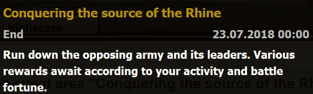 Conquest of the Source of the Rhine Conquest of the Source of the Rhine