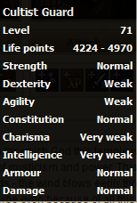 Cultist Guard stats