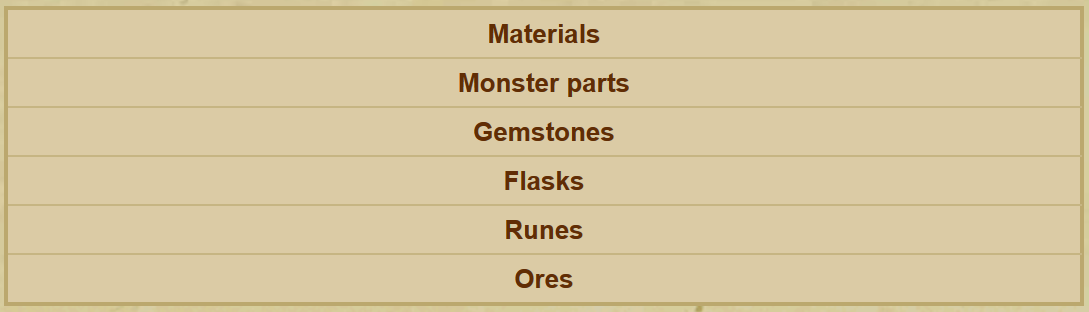 Forging goods types Forging goods types