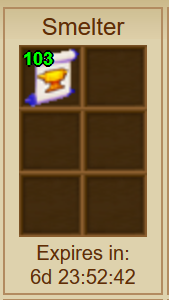 Scroll drop from smelting