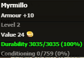 Myrmillo stats