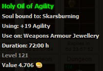 Holy Oil of Agility