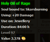 Holy Oil of Rage