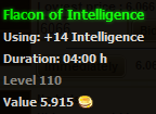 Flacon of Intelligence stats