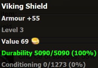 Viking Shield stats