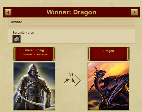 Secondary drop when you loose