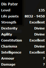 Dis Pater stats Dis Pater Hard stats